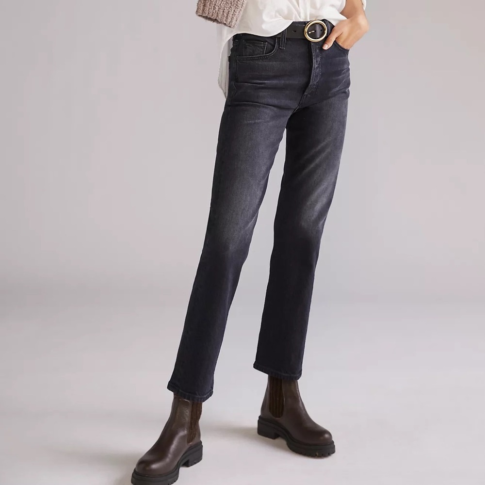 MOTHER The Tomcat Ultra High-Rise Straight Jeans Sz 28 NWT